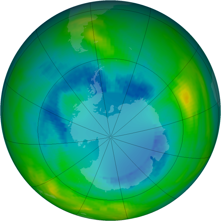 Ozone Map 1984-08-23